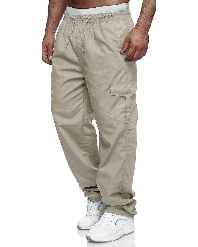 Durable men's cargo pants – versatile pockets, breathable fabric, for outdoor activities 1