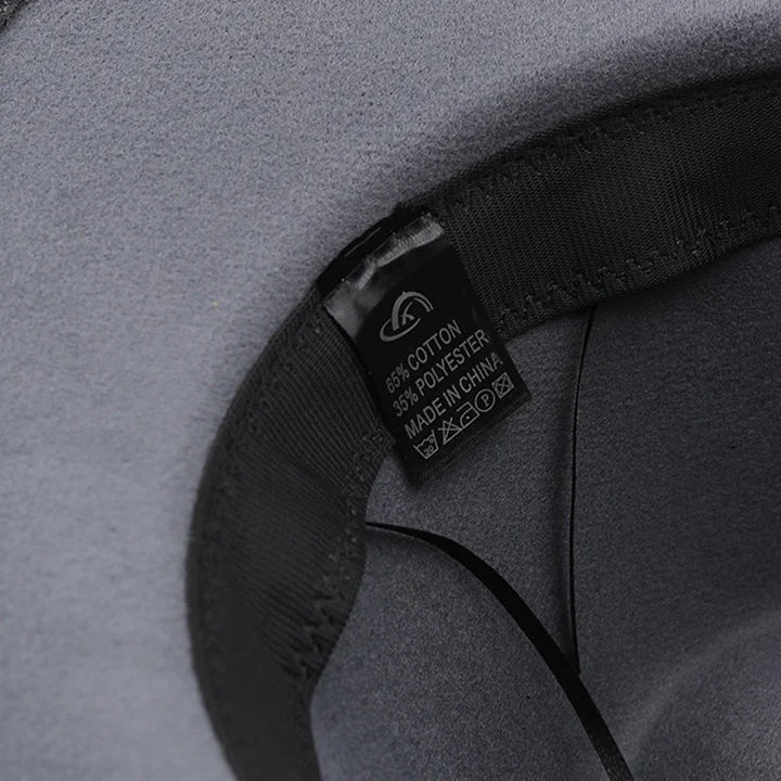 Durable men’s western felt hat – unique bull buckle band, high-quality felt, for outdoor adventures 1