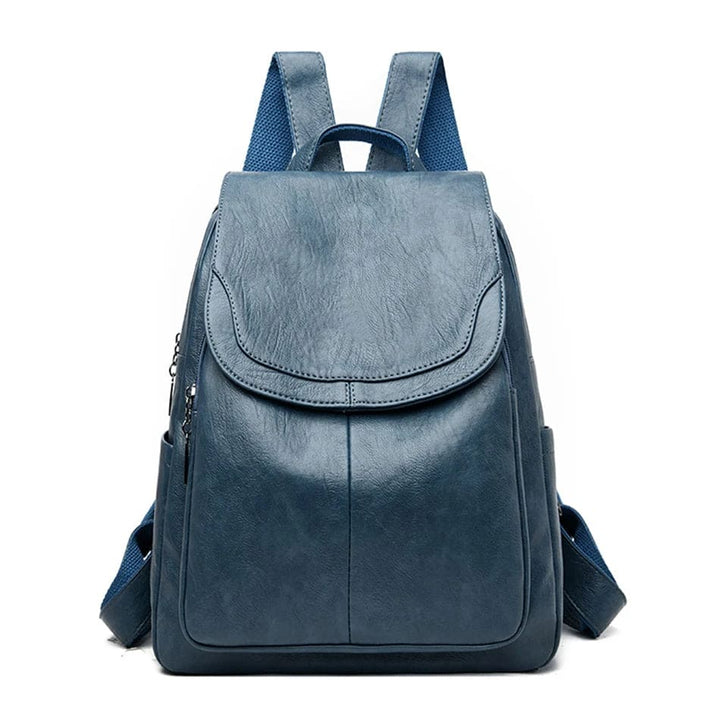 Durable women's leather backpack – structured design, premium quality, for work and daily use 1