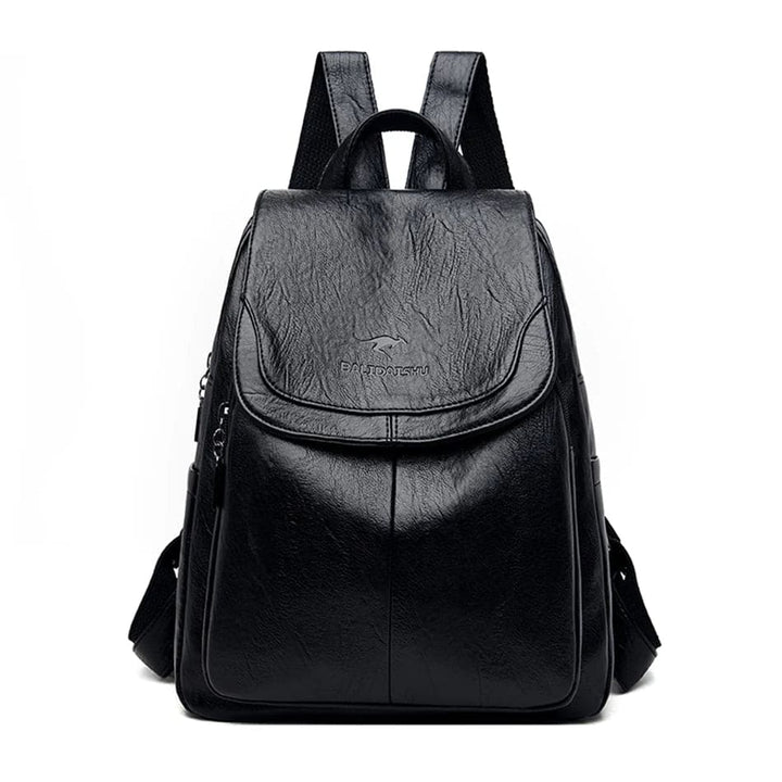 Durable women's leather backpack – structured design, premium quality, for work and daily use 2