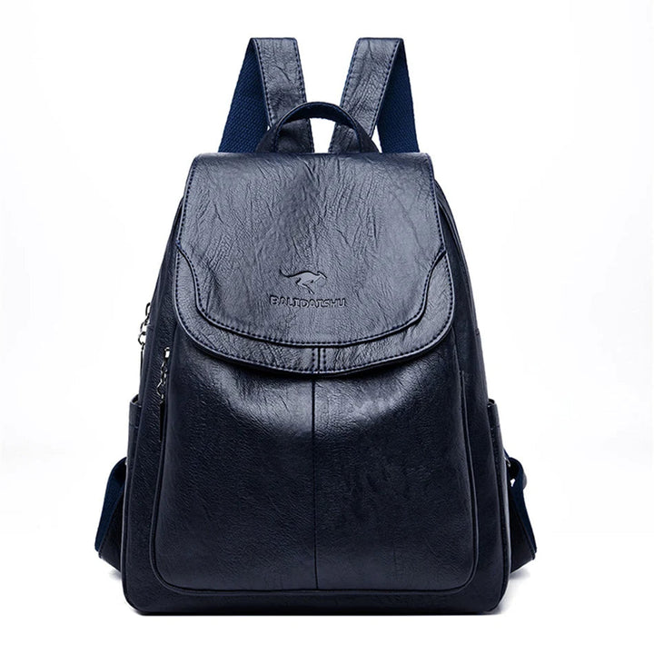 Durable women's leather backpack – structured design, premium quality, for work and daily use 3