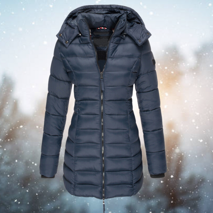 Waterproof Women’s Winter Jacket - Mid-Thigh Insulated