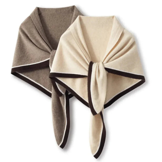 Soft Women’s Triangular Scarf - Cashmere For Layering