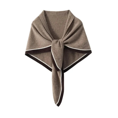 Soft Women’s Triangular Scarf - Cashmere For Layering
