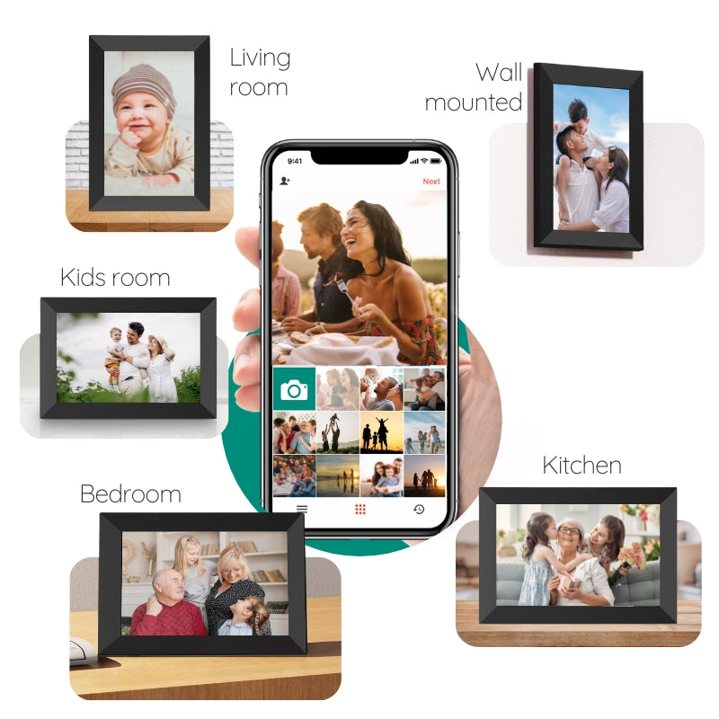 Family Digital Picture Frame WiFi Photo Display