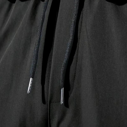 Flexible men's cargo pants – drawstring design, breathable polyester, for casual wear 4