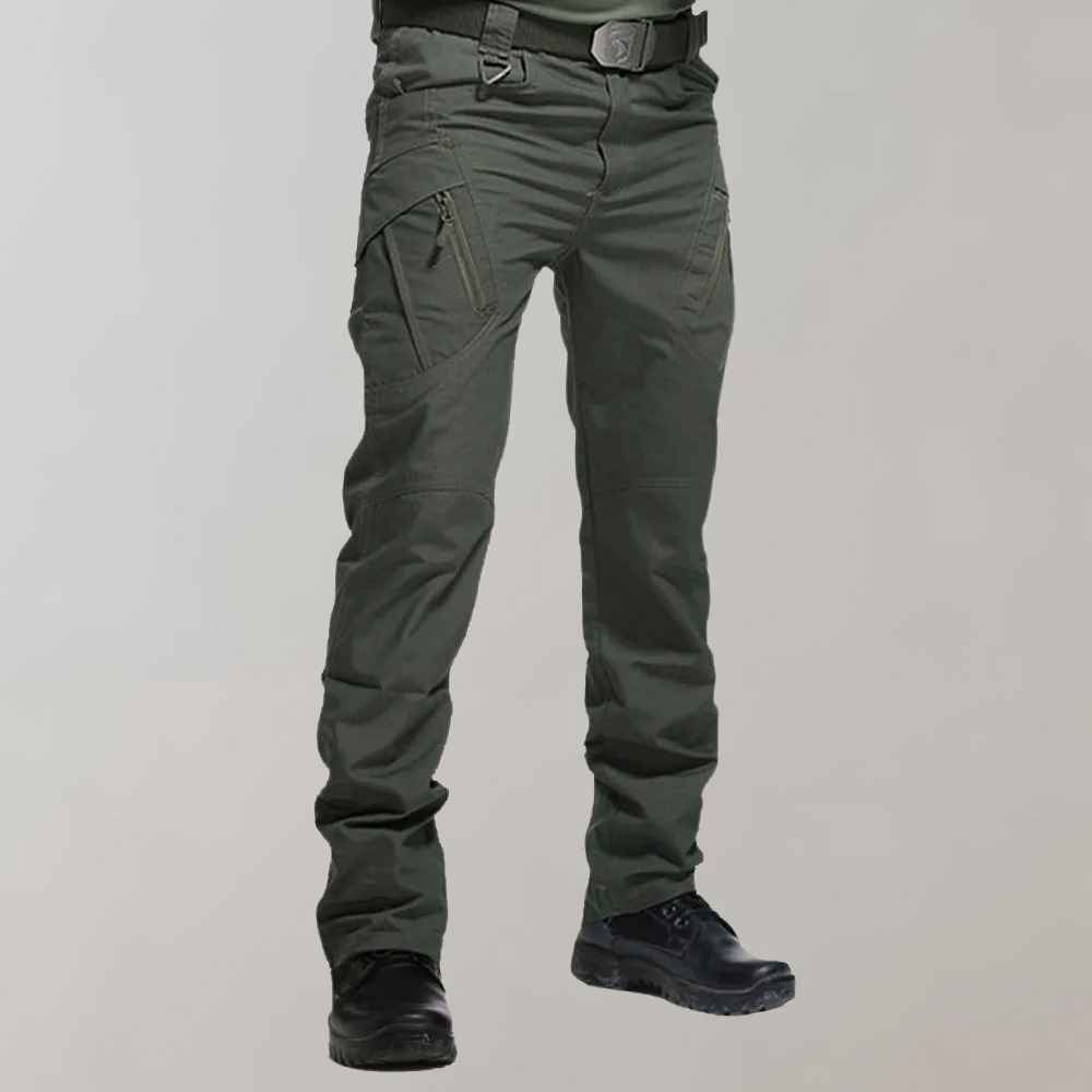 Flexible men's tactical cargo pants – breathable stretch fabric, for gym and casual wear 0
