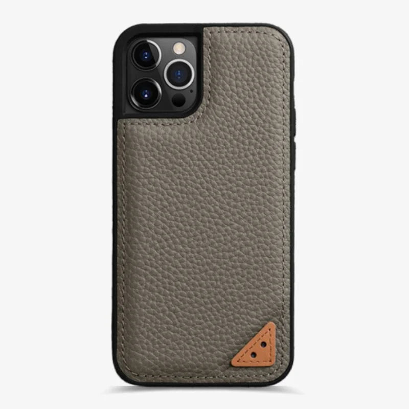 Lædercover til iPhone 13 Rød Slank Luksus Beskyttende Cover