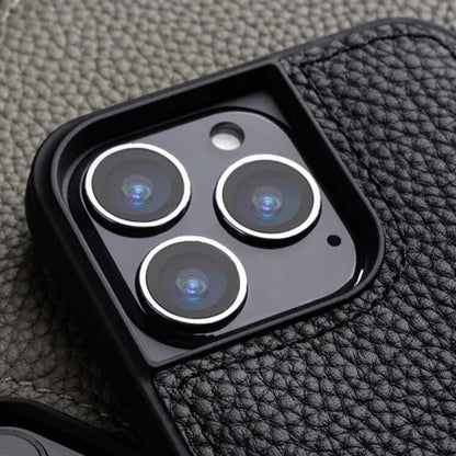 Lædercover til iPhone 13 Rød Slank Luksus Beskyttende Cover
