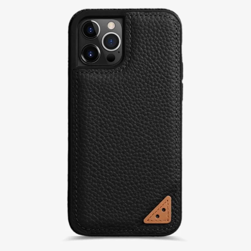 Lædercover til iPhone 13 Rød Slank Luksus Beskyttende Cover