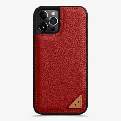 Lædercover til iPhone 13 Rød Slank Luksus Beskyttende Cover