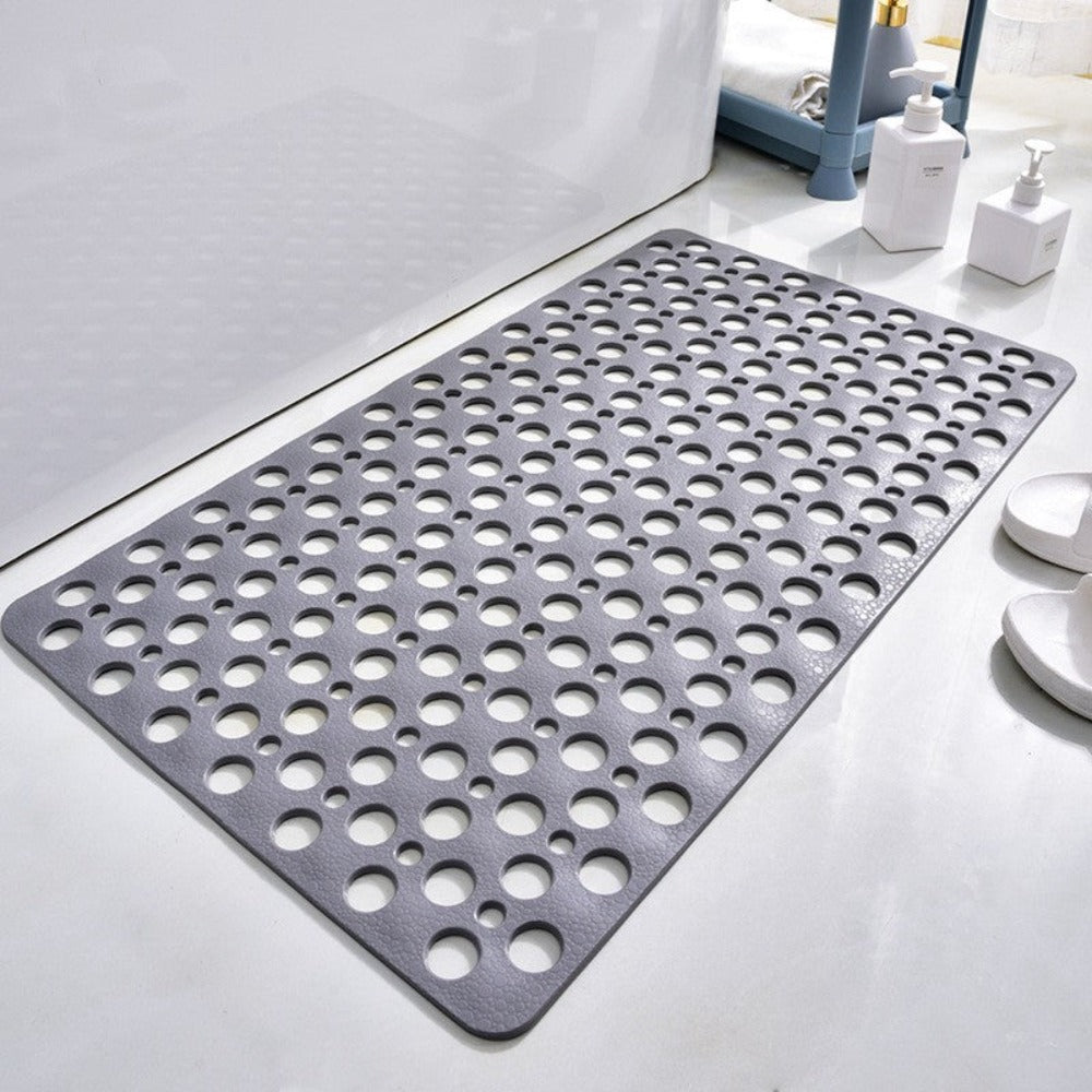 Non-Slip Antibacterial Shower Mat with Suction Cups | Safe & Hygienic Bathing Solution for Families