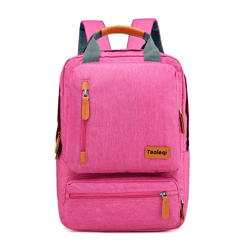 Zaino da laptop in tela 20-35L grande capacità zaino da viaggio scuola zaino per il ritorno a scuola 2025 organizzato resistente all'acqua