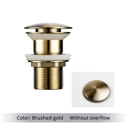 Pop Up Drain Button Sink Stopper Corrosion Resistant Bathroom Accessory For Kitchen Or Bath Modern Renovation 2026