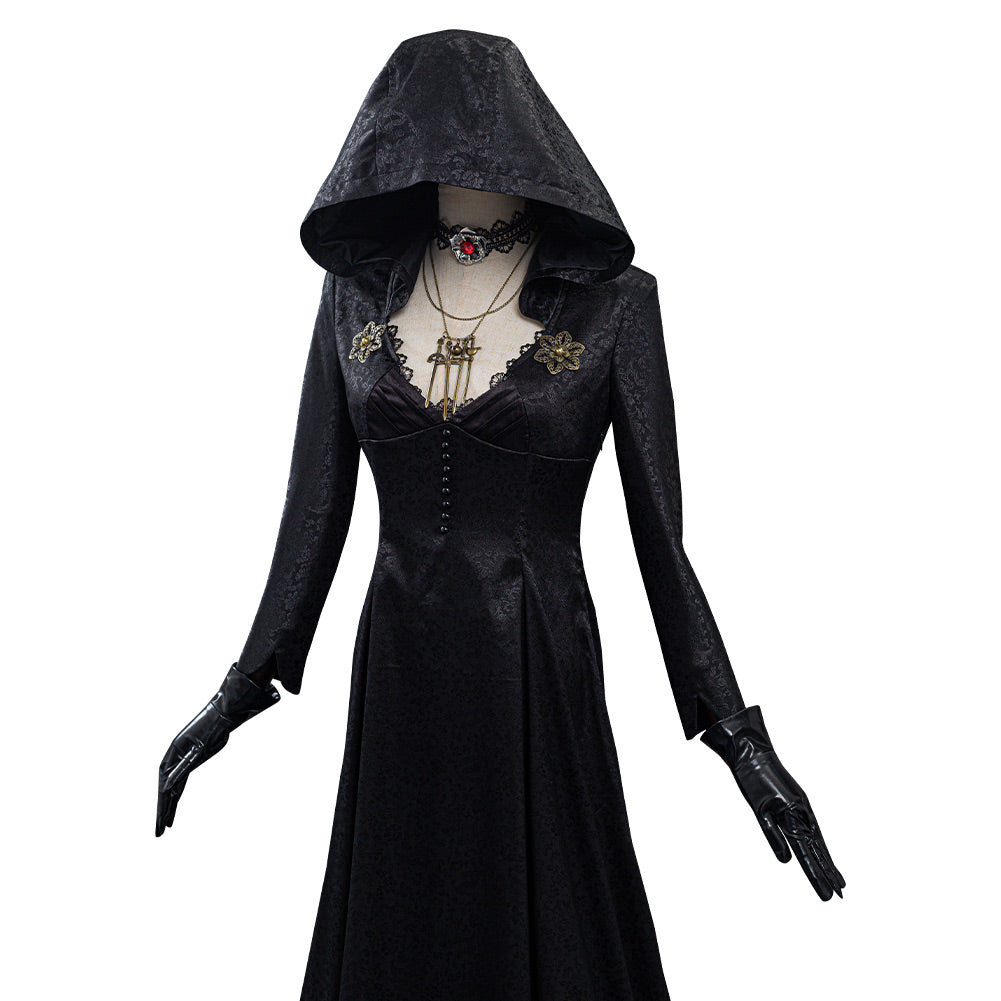 Vampire Lady Cosplay Costume from Evil Village - Premium Quality Outfit for Halloween, Conventions, and Themed Parties