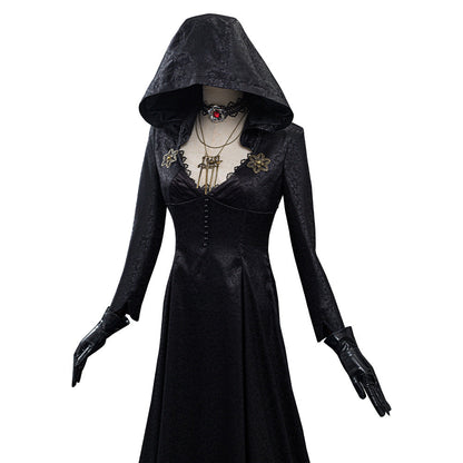 Costume de cosplay Vampire Lady d'Evil Village - Tenue de qualité supérieure pour Halloween, conventions et soirées à thème