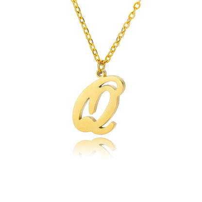 Personalisierte Gold-Initialen-Halskette - Elegantes minimalistisches Geschenk für Frauen, Hochzeiten & Jubiläen