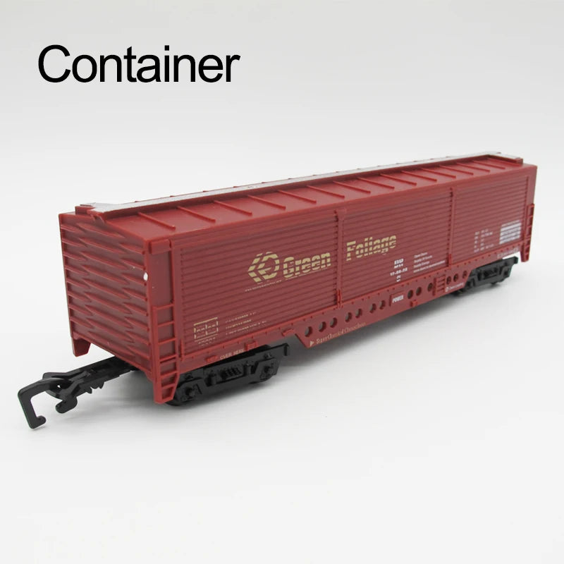 Classic Electric Train Cargo Carriage Wagons - DIY Gauge Accessories for Rail Enthusiasts