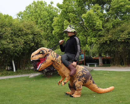 T-Rex Inflatable Halloween Cosplay Dinosaur Costume for Adults Men Women Carnival Party 2026