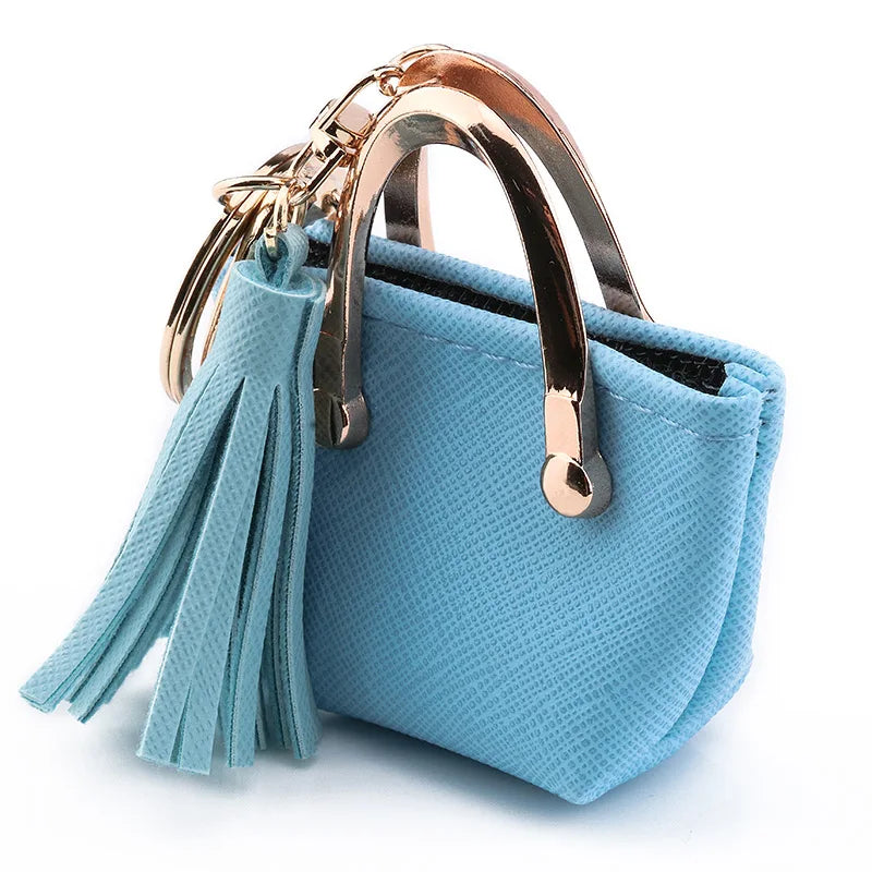 1+1 Gratis Birkin Inspiriertes Mini Handtasche - PU Leder Münzbeutel Charm Schlüsselanhänger