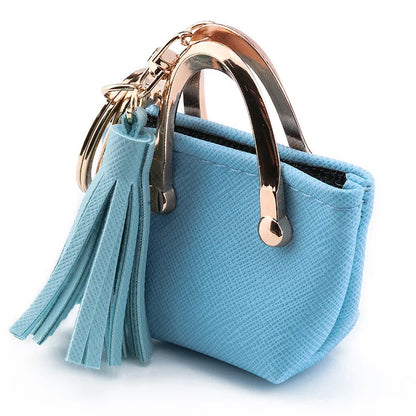 1+1 Gratis Birkin Inspiriertes Mini Handtasche - PU Leder Münzbeutel Charm Schlüsselanhänger