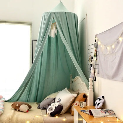 Bed Canopy Hanging Mosquito Net Dome Crib Nursery Decor Fall 2025 Cozy Mosquito Protection