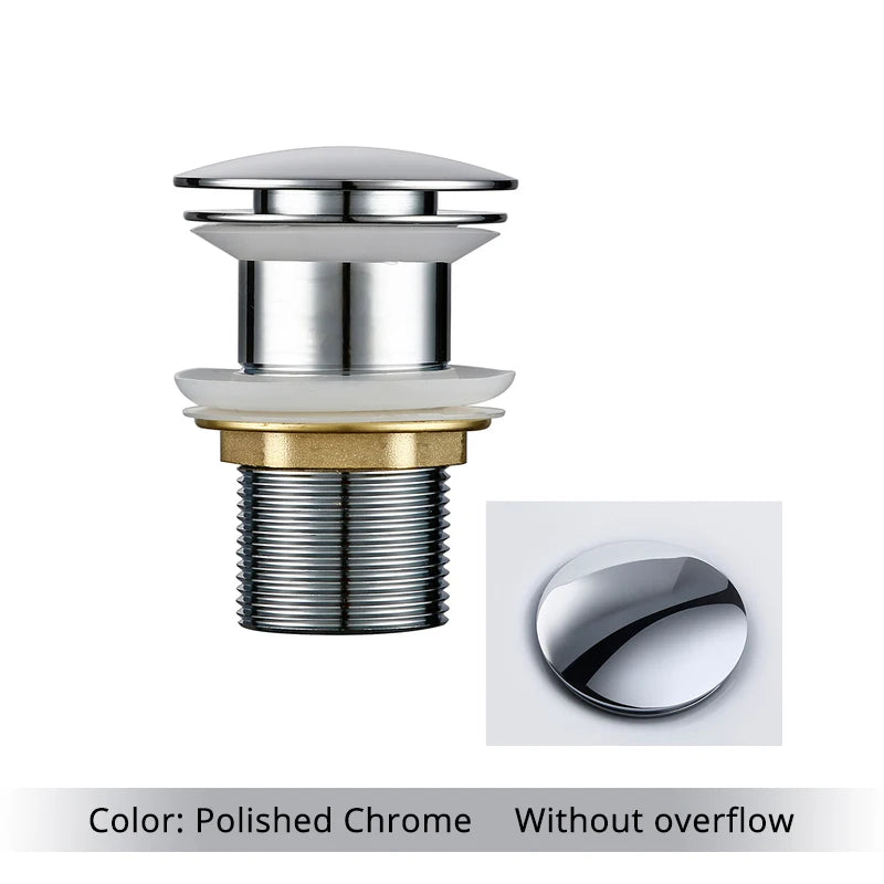 Pop Up Drain Button Sink Stopper Corrosion Resistant Bathroom Accessory For Kitchen Or Bath Modern Renovation 2026
