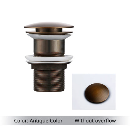 Pop Up Drain Button Sink Stopper Corrosion Resistant Bathroom Accessory For Kitchen Or Bath Modern Renovation 2026