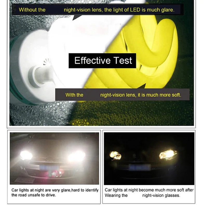 Night Vision Sunglasses Polarized Lenses For Night Driving UV400 Anti Glare Unisex Fall 2025