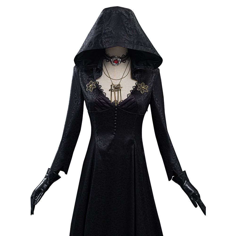 Vampire Lady Cosplay Costume from Evil Village - Premium Quality Outfit for Halloween, Conventions, and Themed Parties