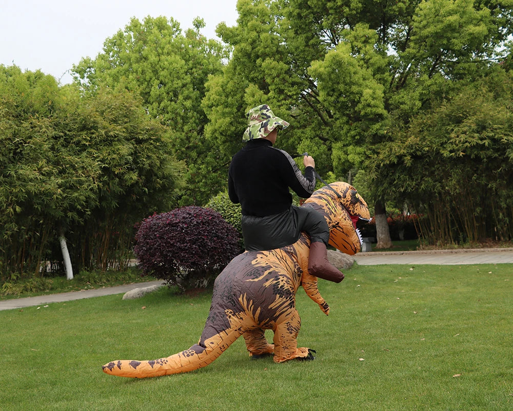 T-Rex Inflatable Halloween Cosplay Dinosaur Costume for Adults Men Women Carnival Party 2026