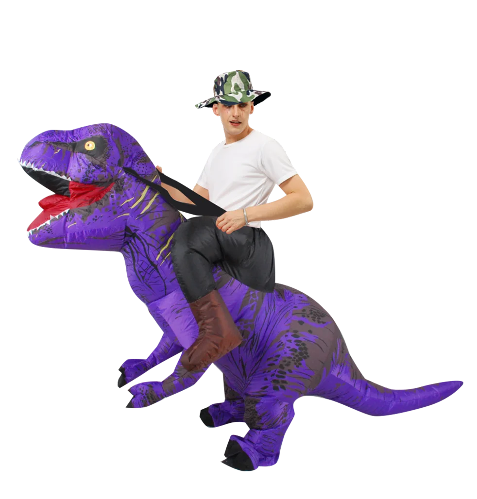 T-Rex Inflatable Halloween Cosplay Dinosaur Costume for Adults Men Women Carnival Party 2026