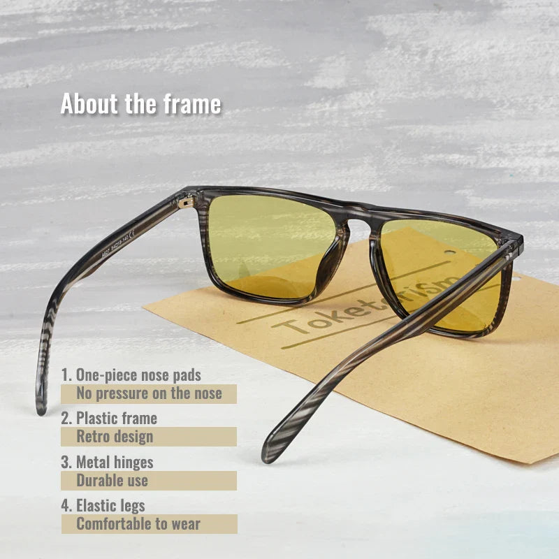 Photochromic Sunglasses Polarized Lenses For Driving Day And Night Comfort Lightweight Frame Fall 2025 Trend