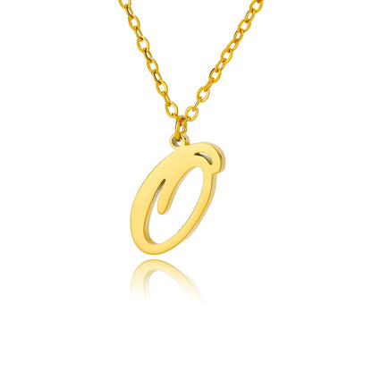 Personalisierte Gold-Initialen-Halskette - Elegantes minimalistisches Geschenk für Frauen, Hochzeiten & Jubiläen