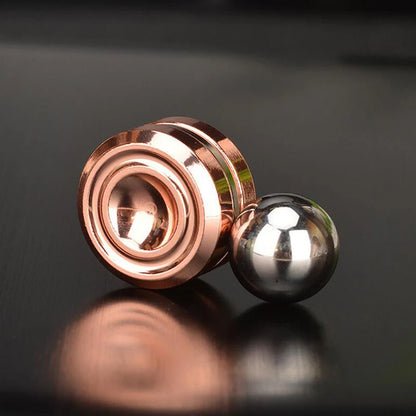Magnetic Metal Gyroscope Fidget Toy Chrome Stress Reliever