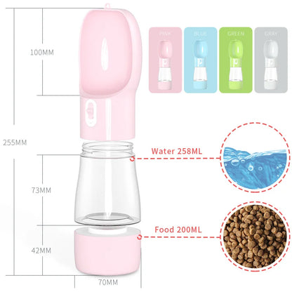 Dog Water Bottle Portable Travel Bowl Hands-Free Pet Drinking Bottle Fall 2025 Leakproof Hydration