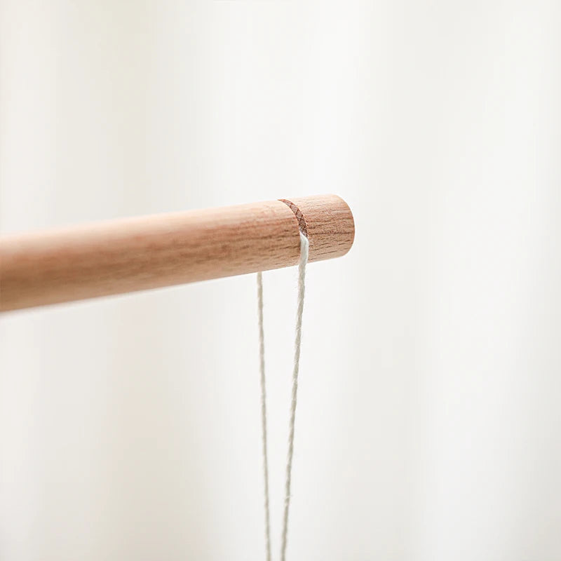 Baby Crib Mobile Wooden Nursery Newborn Sensory Toys