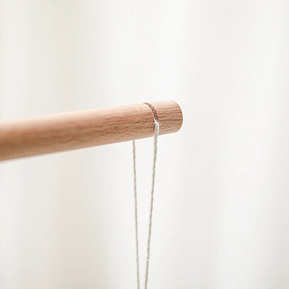 Baby Crib Mobile Wooden Nursery Newborn Sensory Toys