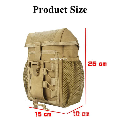 Dump Pouch Tactical Bag Outdoor Utility Pouch Waterproof Folding Molle Hiking Gear Fall 2025