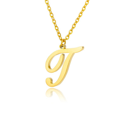 Personalisierte Gold-Initialen-Halskette - Elegantes minimalistisches Geschenk für Frauen, Hochzeiten & Jubiläen