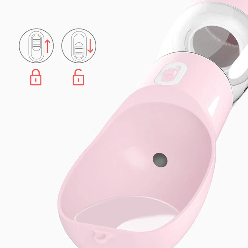 Dog Water Bottle Portable Travel Bowl Hands-Free Pet Drinking Bottle Fall 2025 Leakproof Hydration