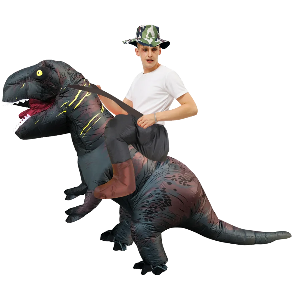 T-Rex Inflatable Halloween Cosplay Dinosaur Costume for Adults Men Women Carnival Party 2026