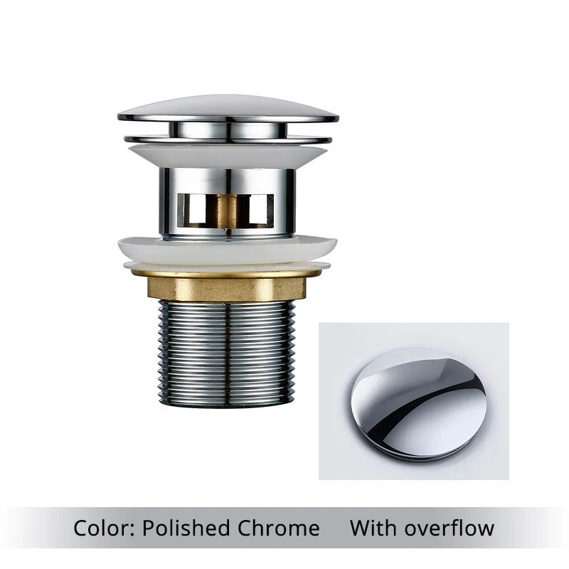 Pop Up Drain Button Sink Stopper Corrosion Resistant Bathroom Accessory For Kitchen Or Bath Modern Renovation 2026