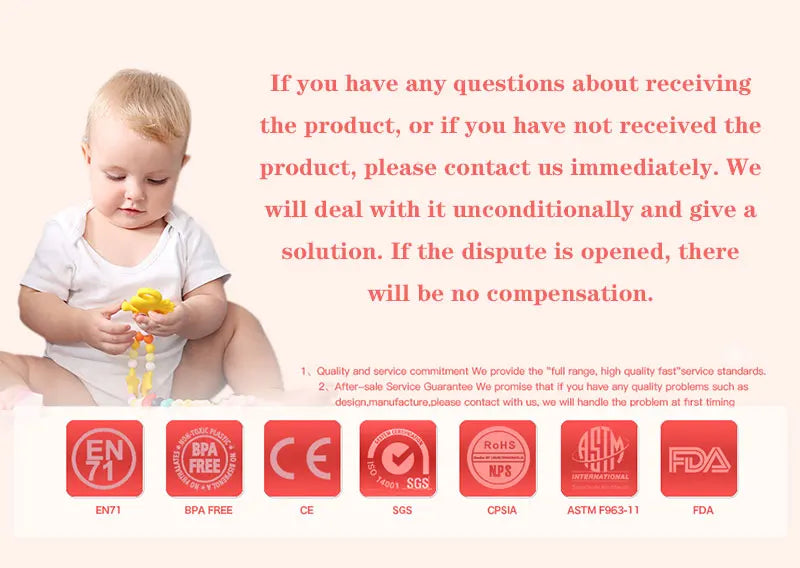 Wooden Crochet Animal Teether Rattle Newborn Sensory Toys