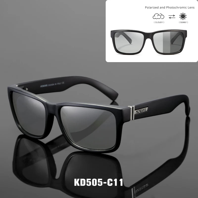 Gafas de sol polarizadas deportivas envolventes con lentes fotocromáticas para conducir al aire libre verano 2026 caja incluida
