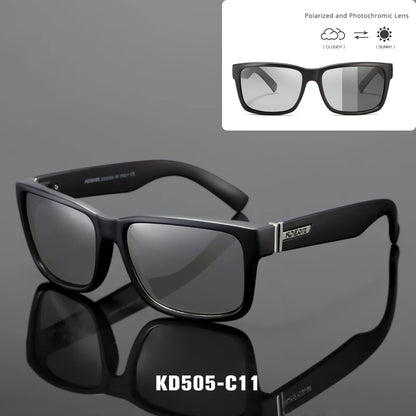 Gafas de sol polarizadas deportivas envolventes con lentes fotocromáticas para conducir al aire libre verano 2026 caja incluida