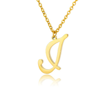Personalisierte Gold-Initialen-Halskette - Elegantes minimalistisches Geschenk für Frauen, Hochzeiten & Jubiläen