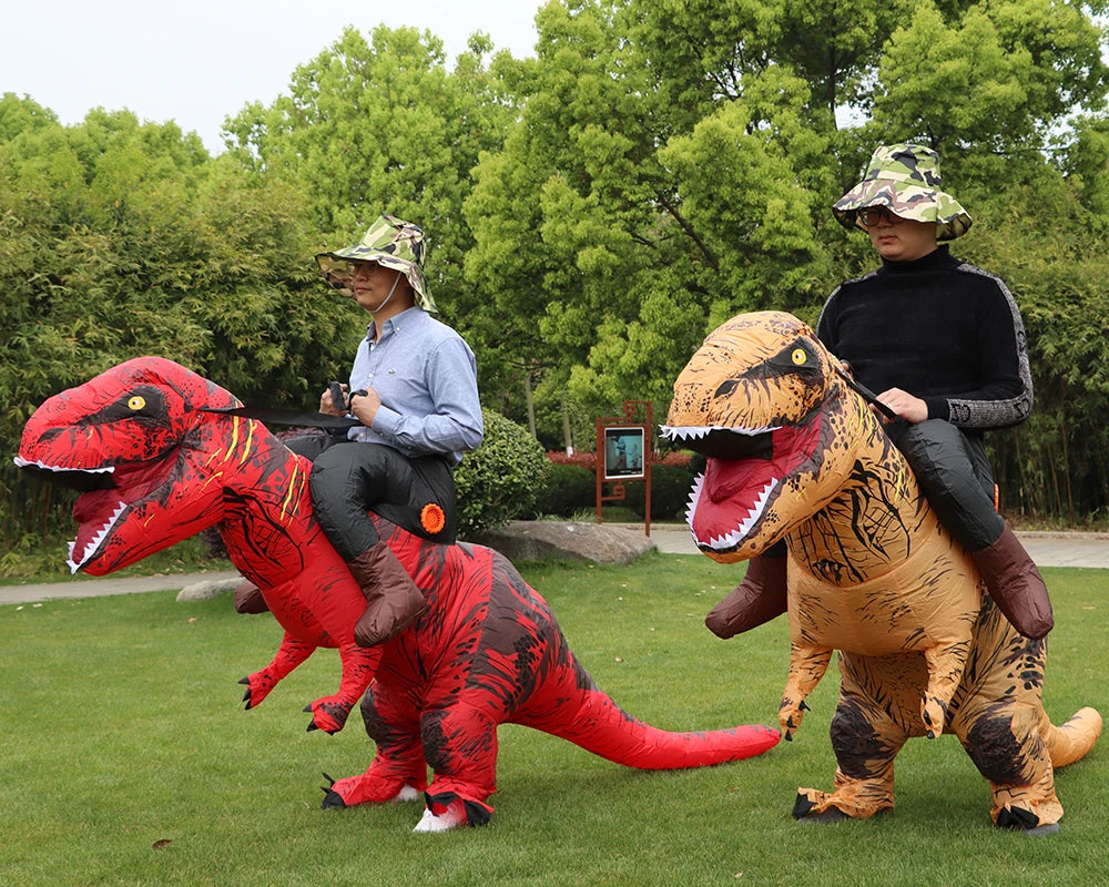 T-Rex Inflatable Halloween Cosplay Dinosaur Costume for Adults Men Women Carnival Party 2026