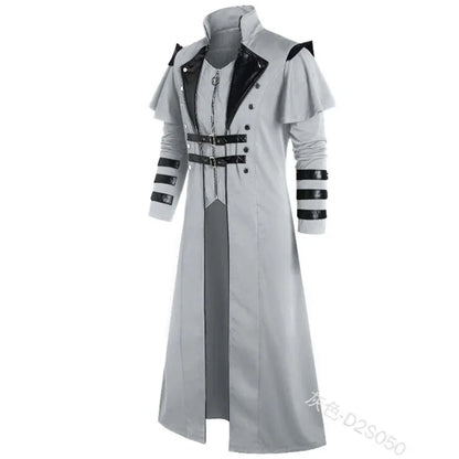 Steampunk gotisk trenchcoat Halloween-kostymejakke