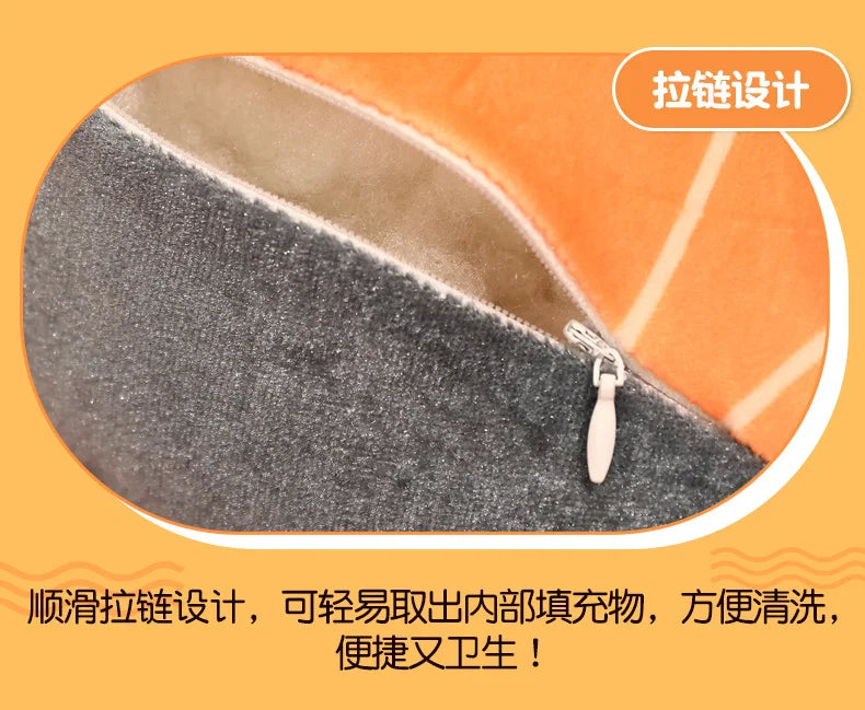 Coussin en peluche saumon Coussin alimentaire réaliste Cadeau confortable